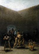 Francisco de Goya, The Yard of a Madhouse